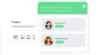 WhatsApp Chat (WP Social Chat) for WordPress