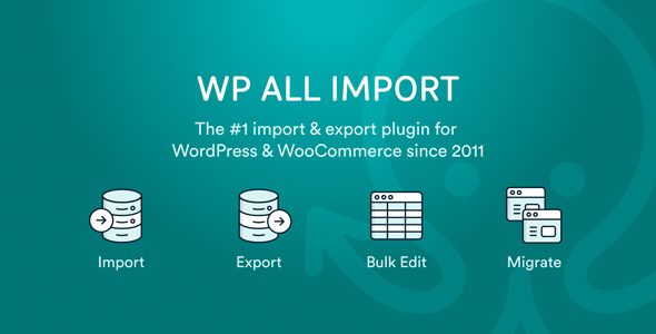WP All import , WP All Export + Full addon