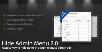 Hide Admin Menu