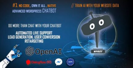 AI ChatBot for Automated Live Chat Support + Addons