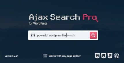 Ajax Search-công cụ tìm kiếm trực tiếp