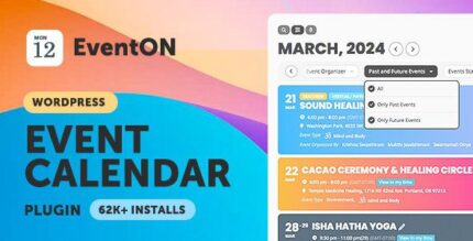 EventOn + Addons – Plugin Lịch Sự Kiện Ảo WordPress
