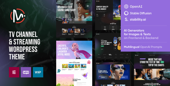 MediaFlex – TV Channel & Streaming WordPress Theme