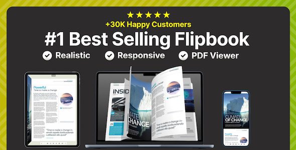 Real3D Flipbook – Plugin lật sách 3D hoàn hảo cho WordPress