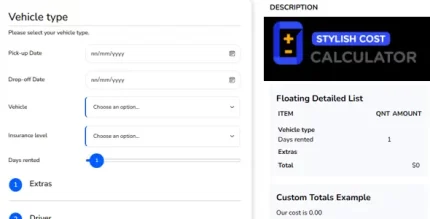 Stylish cost calculator premium