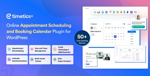 WP Timetics - Plugin WordPress đặt lịch hẹn