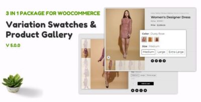 WooCommerce Variation Swatches & Product Gallery